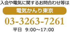 電気かんり東京　TEL:03-3263-7261